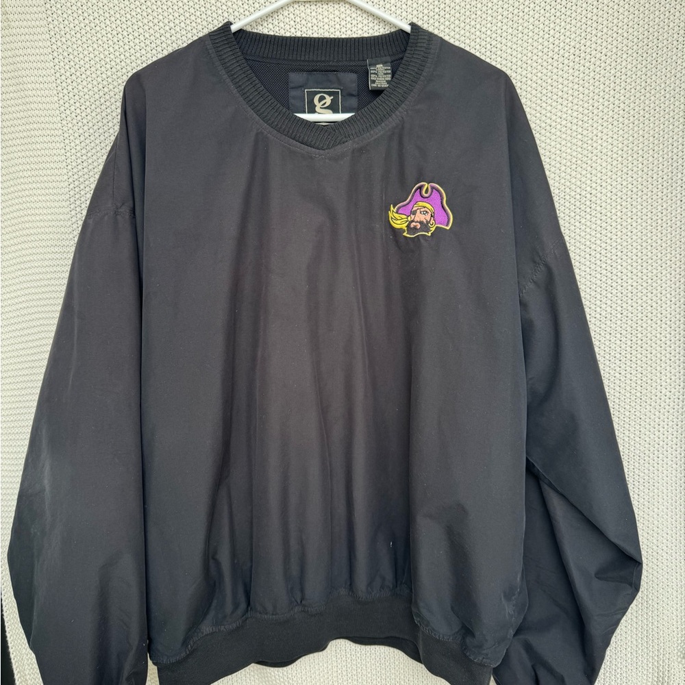 Gear For Sports Black East Carolina University Windbreaker Jacket